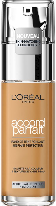 L’Oréal Paris – Accord Parfait Foundation – 5D/W – Natuurlijk Dekkende Foundation met Hyaluronzuur en SPF 16 – 30 ml