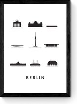 Berlin - Architectuur Poster - Ingelijst