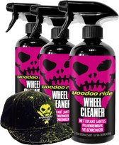 VooDoo Ride Wheel Cleaner set van 3, nu met gratis Cap twv € 14,95