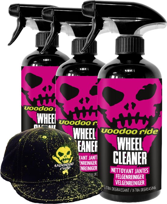 VooDoo Ride Wheel Cleaner set van 3, nu met gratis Cap twv € 14,95 bol