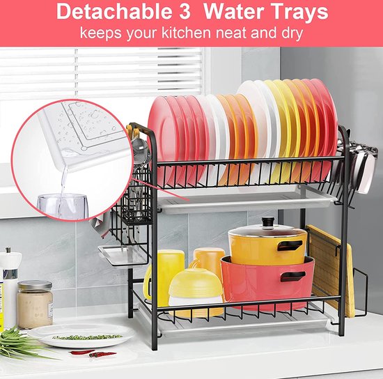 Égouttoir à Tasses, égouttoir à Bouteilles En Verre - Support D'égouttoir Pour Verre à Boire,Support De Séchage De Bouteilles De Sport Pour Comptoir