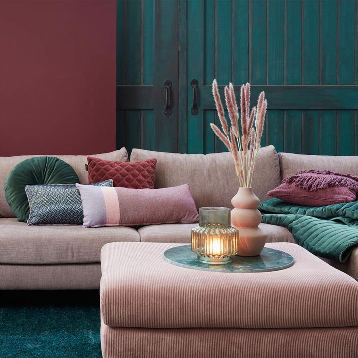 KAAT Amsterdam Confer Sprei - 180x260 cm - Groen
