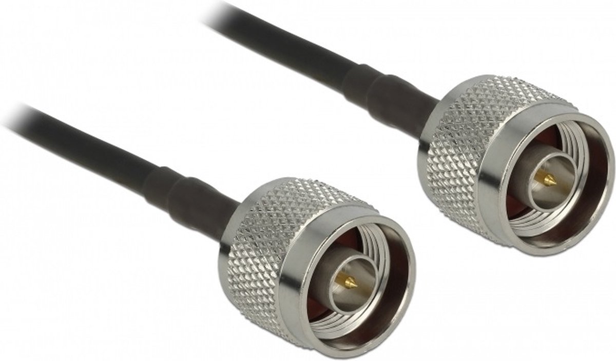 N (m) - N (m) kabel - LMR195/RF195 - 50 Ohm / zwart - 10 meter