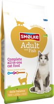 Smolke Adult Vis en Rijst- Kat - Volledig droogvoer - kattenvoer 4 kg