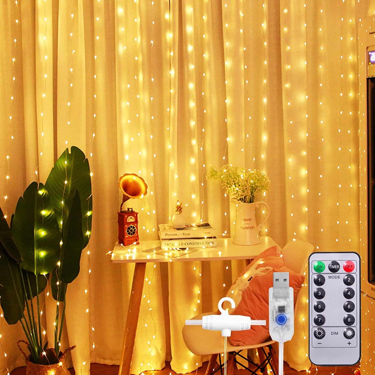 LED Lichtgordijn Kerstverlichting Lichtgordijn 3 meter 300