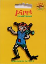 Pippi Langkous - Meneer Nilsson op schouder - Patch