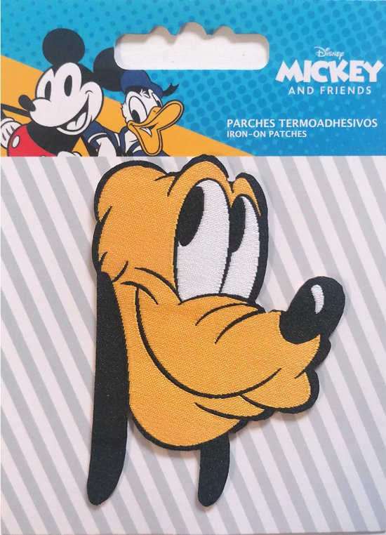 Disney - Mickey Mouse Pluto kijkt omhoog - Patch