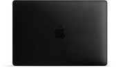 MacBook Air 13.6’’ [2022 Met Apple M2 chip] Skin Carbon Zwart - 3M Sticker - Wrap - Carbon Zwart - Cover