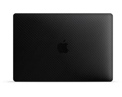 MacBook Air 13.6’’ [2022 Met Apple M2 chip] Skin Carbon Zwart - 3M Sticker - Wrap - Carbon Zwart - Cover
