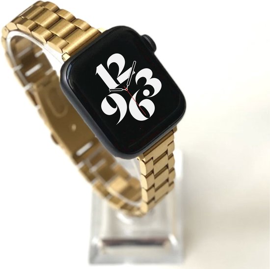 MY PROTECT® Bracelet à maillons fins en métal de Luxe pour Apple Watch  Series... | bol