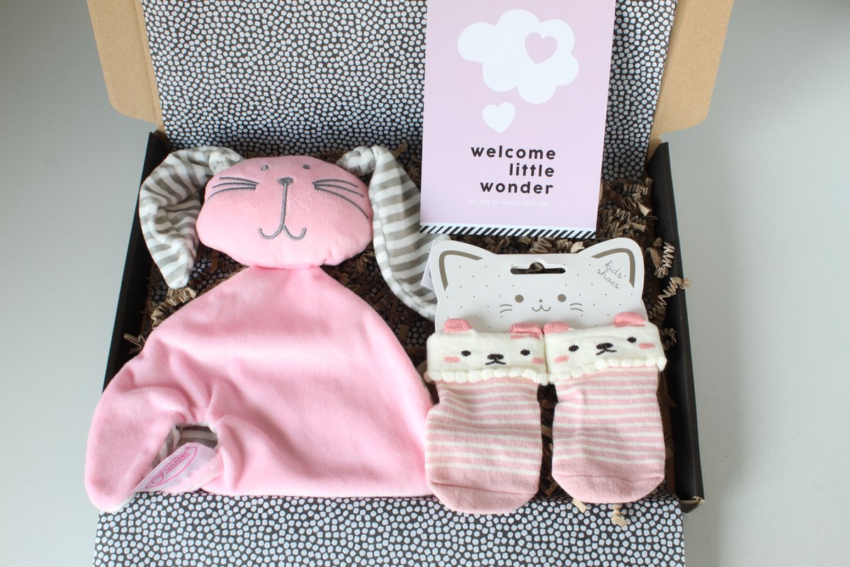 Goedkoopste Brievenbus cadeau Hoera een Meisje - Cadeau baby - Cadeau meisje - Kraamcadeau - Babyshower
