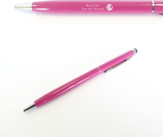 Pen Met Gravering - Beste Juf Van De Wereld