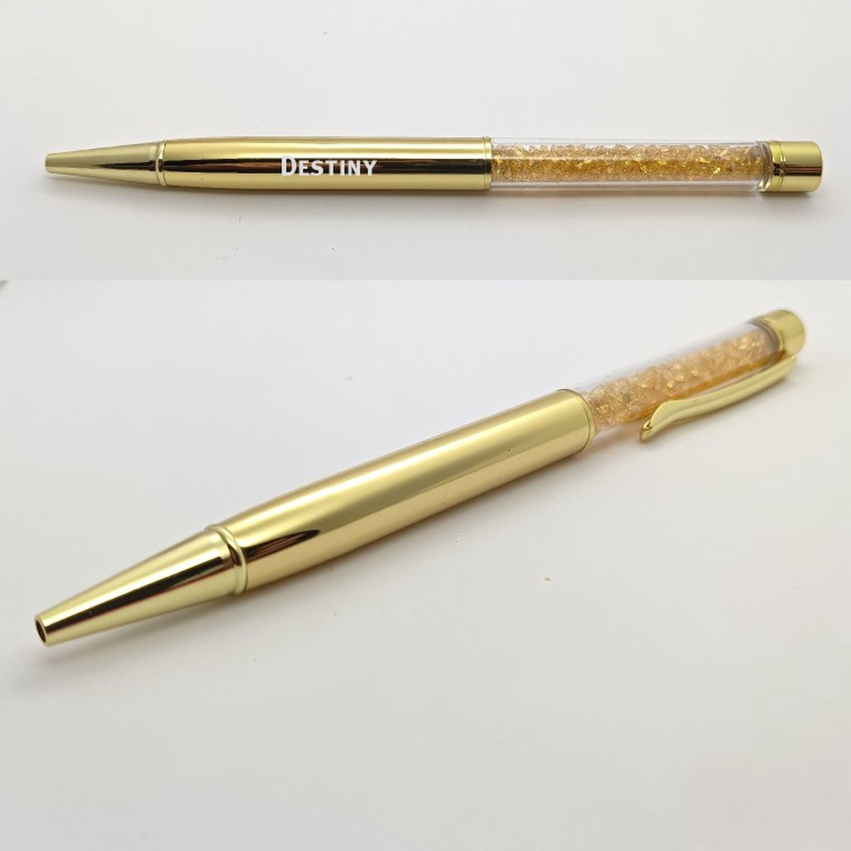 Pen Met Diamantjes En Naam Gravering - Destiny
