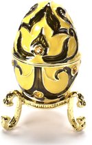 Oeuf sur pied - Style Fabergé, de la Collection Czars par Atlas Editions pour collectionneurs, ne convient pas aux enfants de moins de 14 ans.