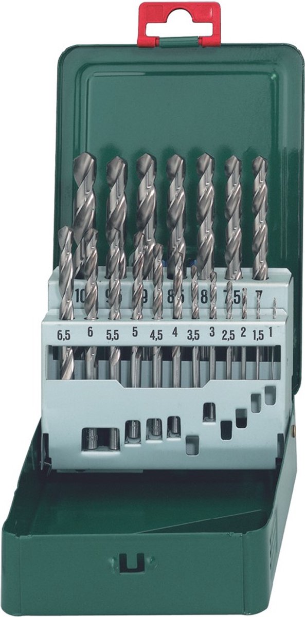 Metabo Accessoires Metabo 627097000 HSS G metaalboren in borencassette (19st)