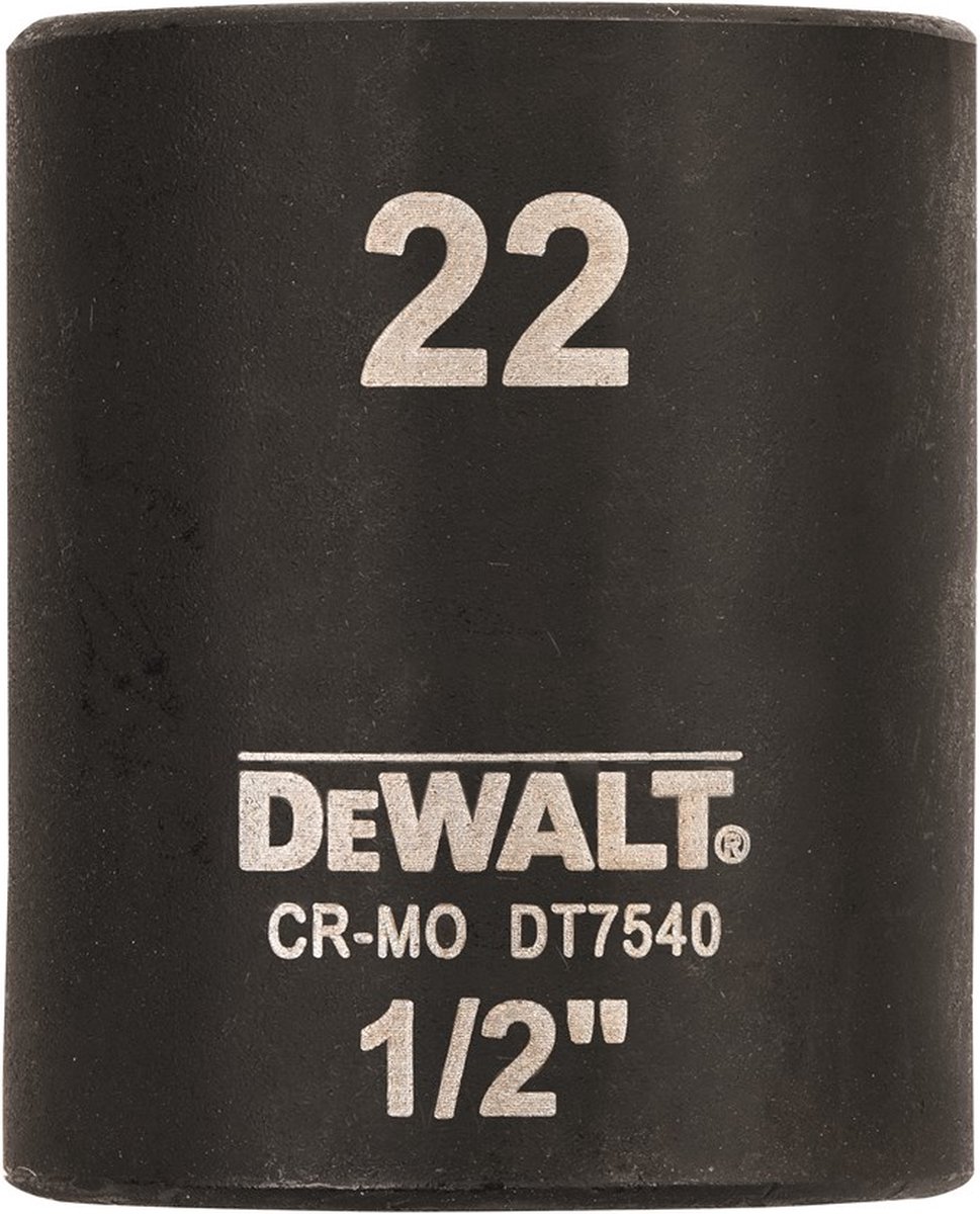 DeWALT DT7540 Krachtdop 1/2 kort | 22mm