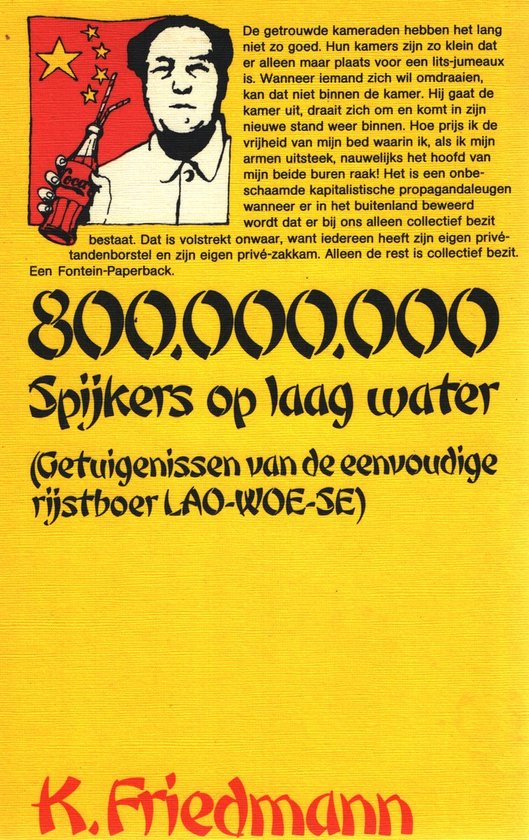 800.000.000 spijkers op laag water 8000000000 Achthonderdmiljoen, Friedmann 800.000.000 spijkers op laag water 8000000000 Achthonderdmiljoen, Friedmann