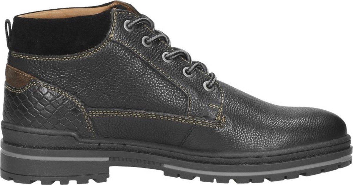 Australian Middelburg Veterschoenen Hoog - Zwart - Maat 40