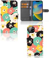 Wallet Bookcase iPhone 14 Plus Telefoonhoesje Bears