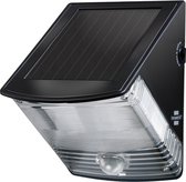 LED de sécurité solaire à LED intégrée Brennenstuhl (noire)