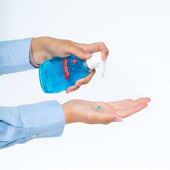 Herome 3-Pack Direct Desinfect Handgel - Desinfecterende Handgel met 80% Alcohol - Beschermt Tegen Bacteriën en Droogt de Handen Niet Uit - 3*200ml. - Herome