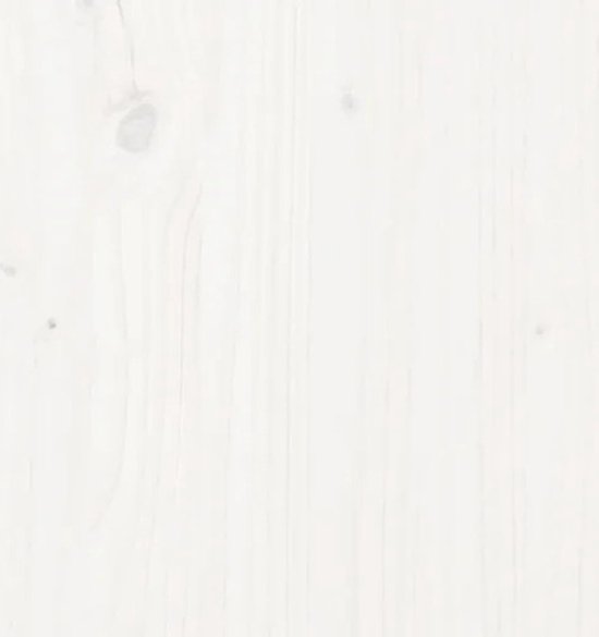 vidaXL Tête de lit Blanc 126 x 4 x 104 cm Bois de pin massif