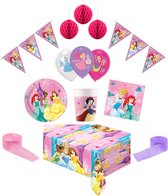 Maakmijnkindblij - Disney Princess - Feestpakket Deluxe - Kinderfeest - 8 personen