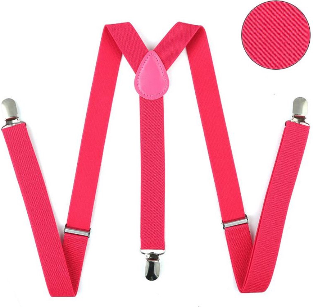 New Age Devi - Bretels voor Mannen - Roze -  Business - Strap - Wedding - Party - Jarretel - Kantoor accesoires