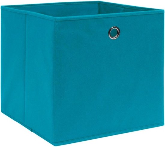 Opbergdoos - Opbergbox - Turquoise - cm - Opbergboxen - -... | bol.com