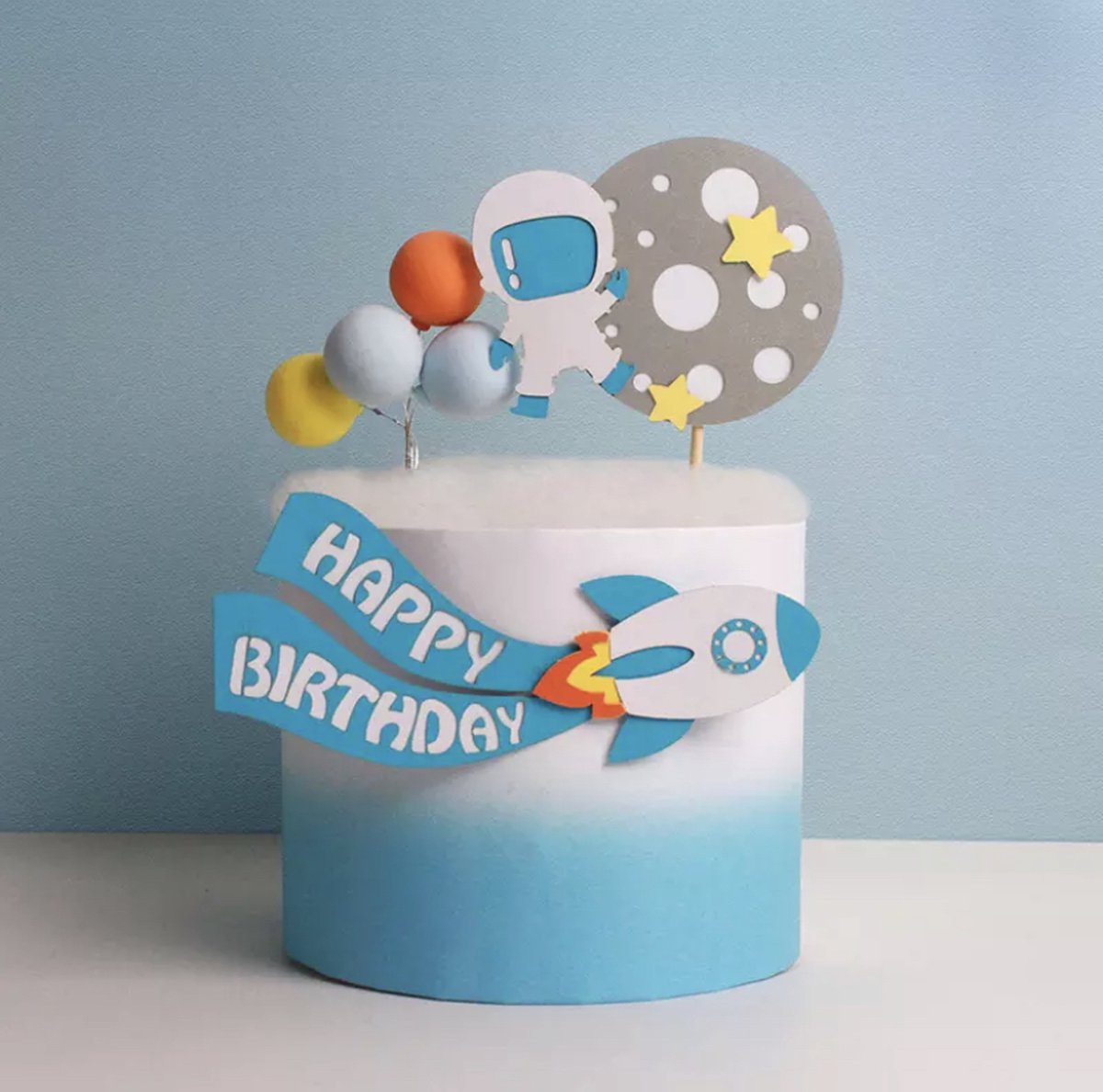 KatchOn, Grand ballon fusée bleu – 83 cm, décorations d'anniversaire  spatiales | Ballon fusée pour décorations de fête spatiale | Cadeaux de  fête