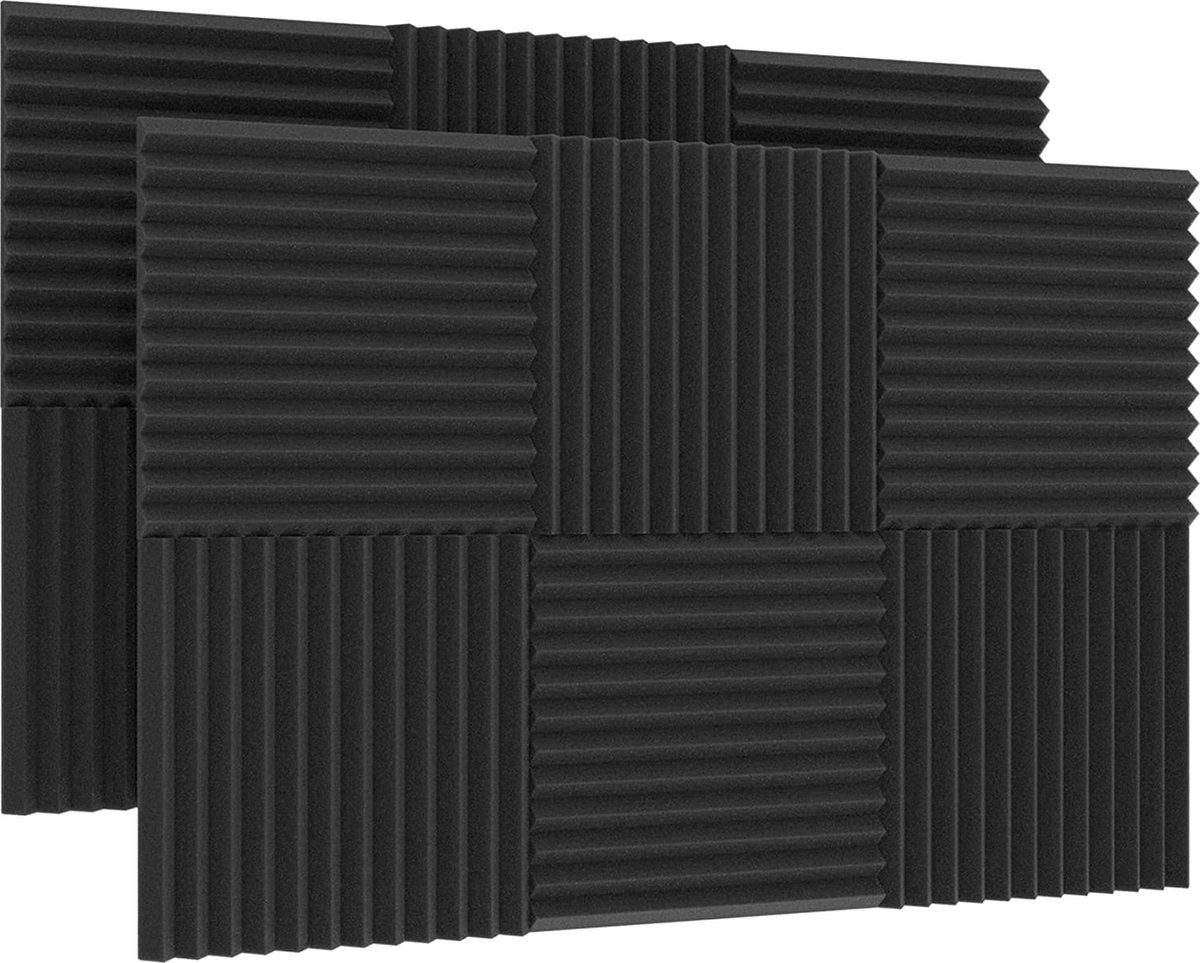 Geluidsisolatieplaten - Foam-Isolatieplaten-– Akoestische Panelen – Geluidsdemper – Studioschuim –– Acoustic Foam Panels