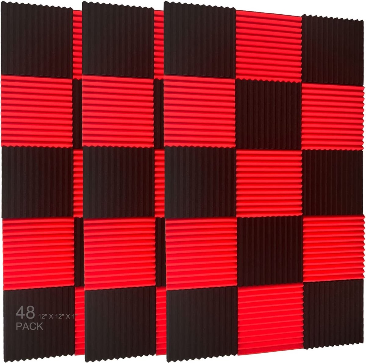 Geluidsisolatieplaten - Foam-Isolatieplaten-– Akoestische Panelen – Geluidsdemper – Studioschuim –– Acoustic Foam Panels