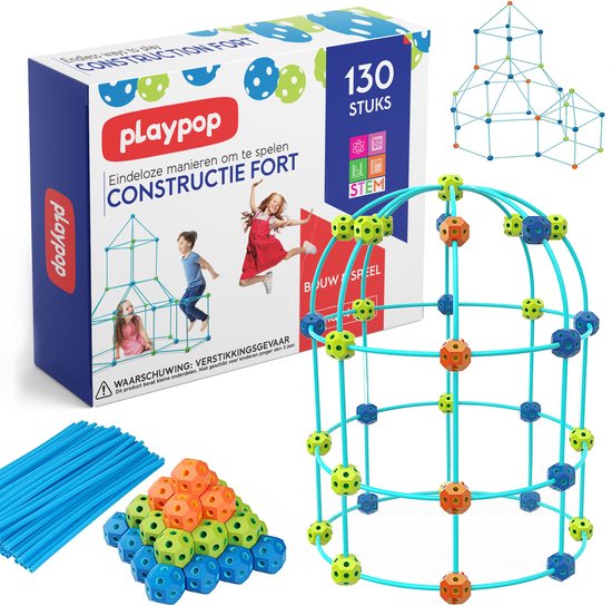 Playpop - Creative Forts – Speelgoed - Bouwen – Kinderspeelgoed – Hut -  Speelgoed Fort... | bol.com