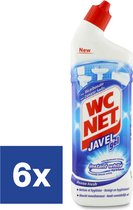 WC Net Javel Gel Nettoyant WC Instantané White Ocean - 6 x 750 ml