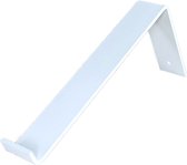 GoudmetHout Industriële Plankdrager L-vorm 25 cm - Per stuk - Staal - Mat Wit - 4 cm x 25 cm x 15 cm