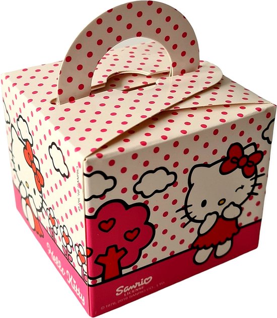 Boîtes à friandises - Boîtes à distribuer Hello Kitty 8 pièces  6,5x6,5x5,5cm. | bol