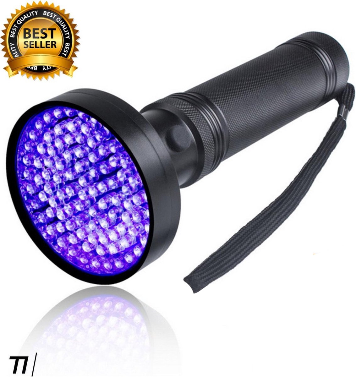 Lampe de Poche UV Lumière Noire 100 LEDs 395nm Lampe Ultraviolette