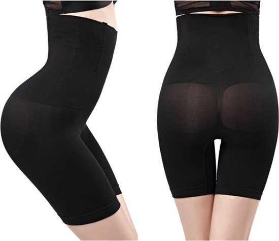 De Millennials Shapewear voor billen, buik en benen Zwart M/L| Corrigerend ondergoed | Seamless ondergoed | Dames |Afslankbroek |High waist ondergoed |Ultradun |Tummy control |