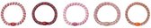 Haarelastiek - Armbandje - Hair Tie - Bracelet - Set van 5