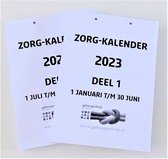 Groot-letter Zorgkalender A4 - 2023 - met ruimte voor uw eigen notities. (dagscheurkalender)