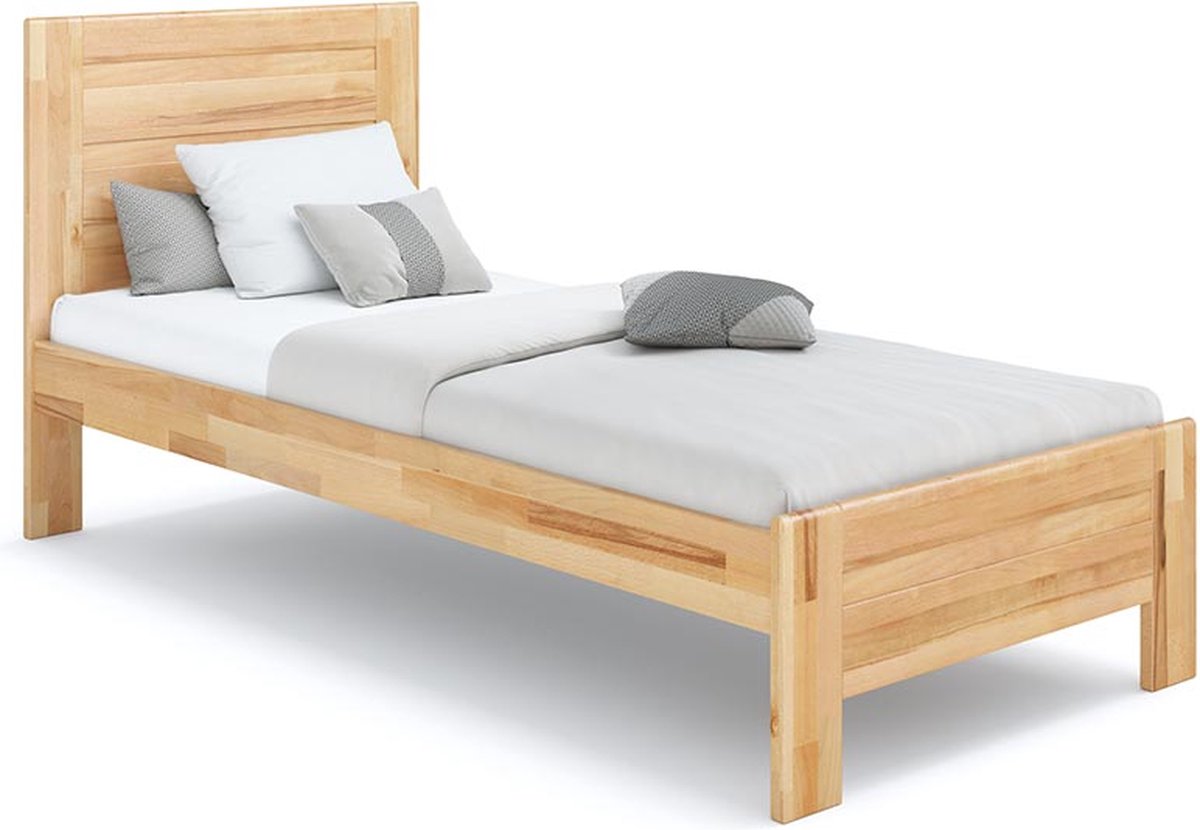 MoST - Lux - Bed van massief beukenhout met lattenbodem - 90 x 200 cm