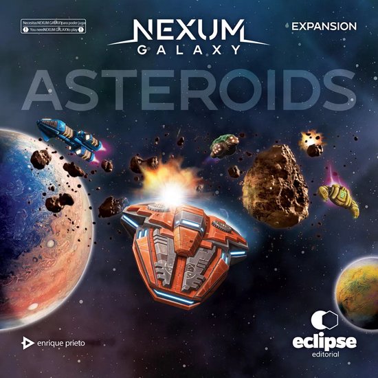 Boek: Nexum Galaxy: Asteroids Expansion, geschreven door Eclipse Editorial