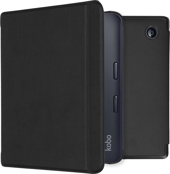 Hoesje geschikt voor Kobo Libra 2 E-reader - iMoshion Slim Hard Case Bookcase - Ook geschikt voor Tolino Vision 6 - Zwart