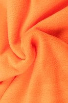 10 meter fleece stof - Oranje - 100% polyester