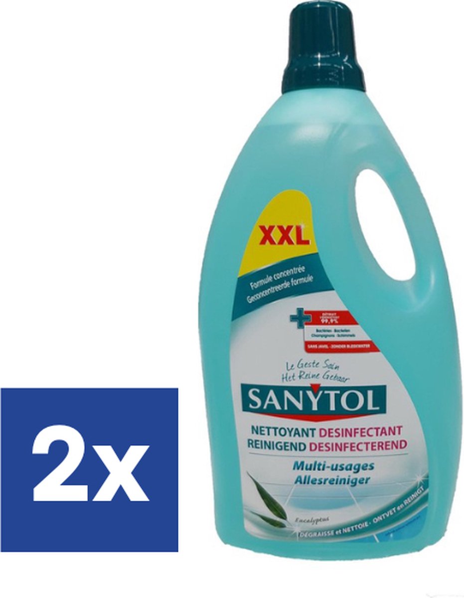 SANYTOL Désinfectant Nettoyant multi-usages 1 L