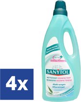 Bol.com Sanytol Desinfecterend Allesreiniger - 4 X 1L - Antibacterieel - Voordeelverpakking aanbieding