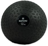 Matchu Sports - Slam ball - 12 kg - Stevig rubber - Zwart
