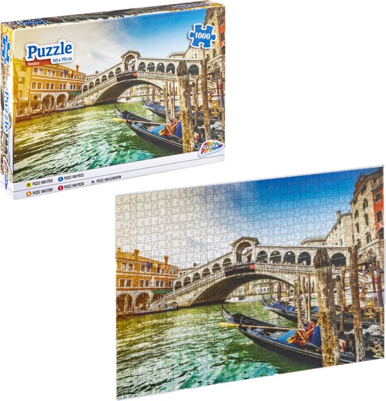 Grafix Puzzel 1000 stukjes volwassenen | Thema Venetië | Afmeting 50 X 70  CM | Legpuzzel | bol.com