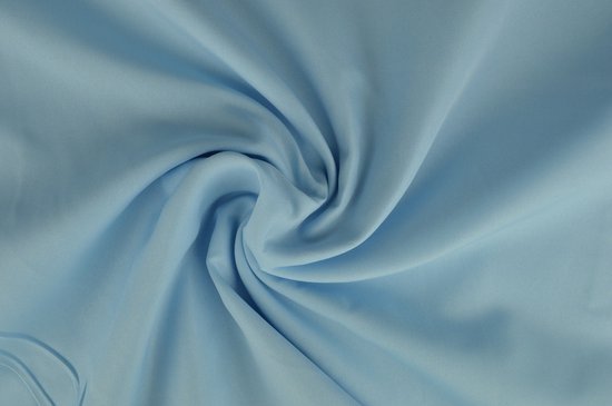 25 meter brandwerende stof - Baby blauw - 100% polyester