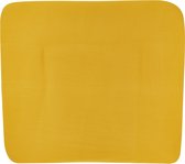 Meyco matelas à langer Meyco 3K Basic jersey - jaune ocre - 85x75 cm